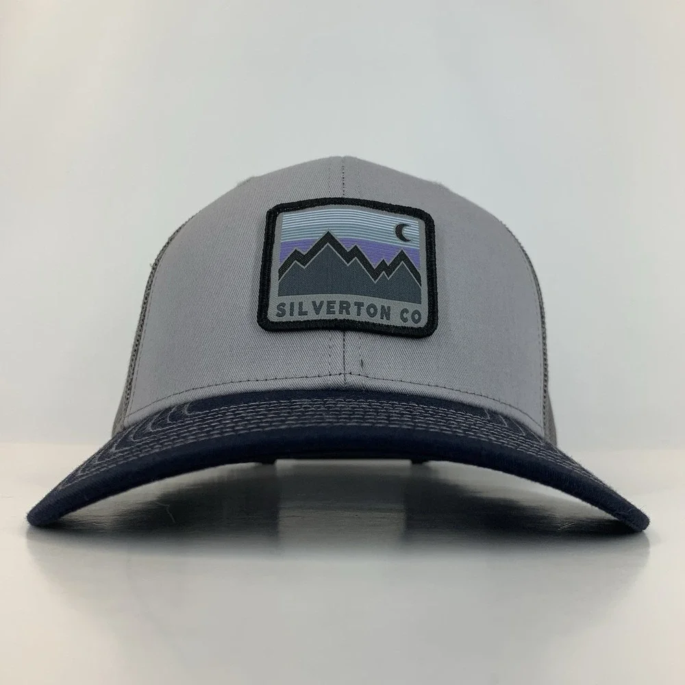 Silverton CO Colorado Trucker Hat Gray Mesh Patch Richardson 112 Snapback Cap